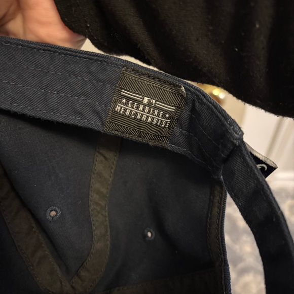 Atlanta Braves Hat Cap Strap Back Blue Red Plain Logo Baseball Adjustable - Picture 11 of 11